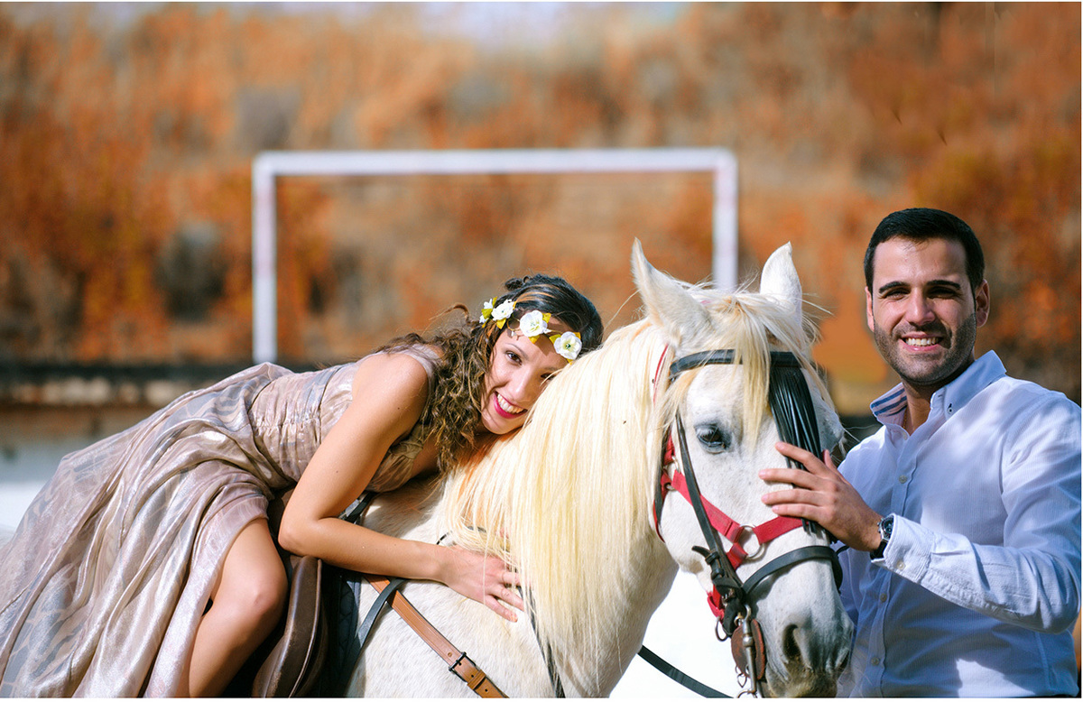 Fotografia dos noivos