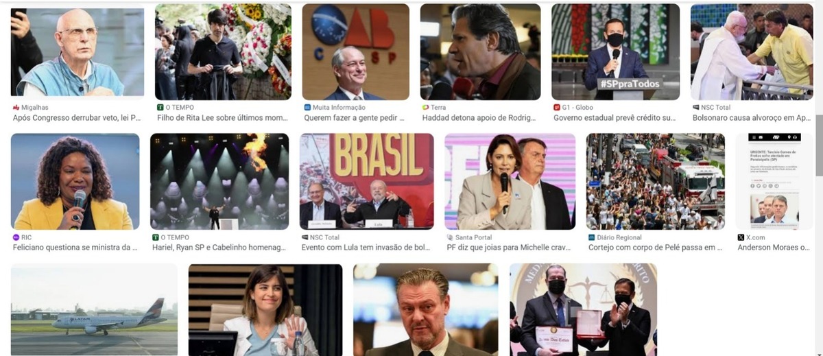 Imagens pesquisadas no Google