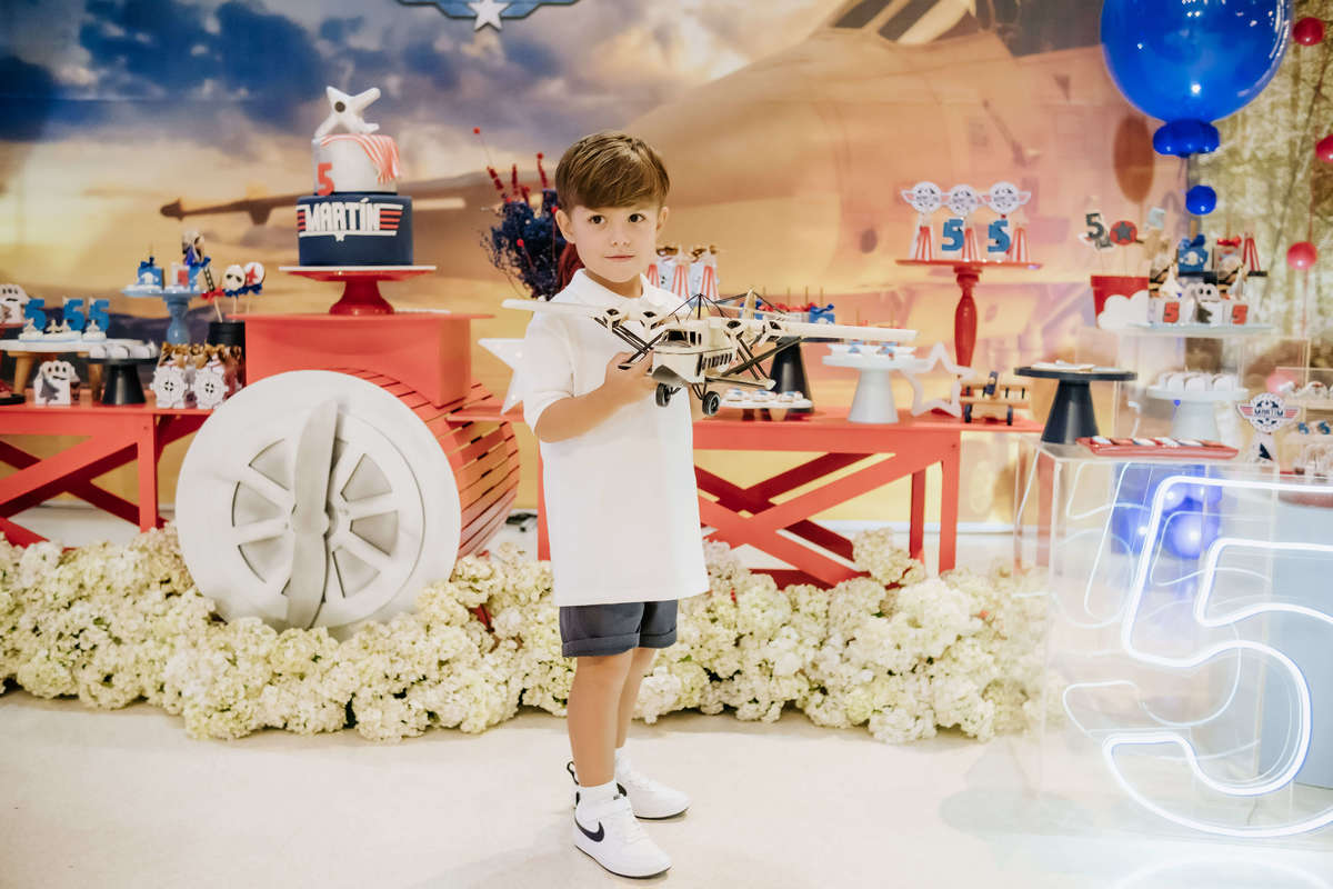 Festa infantil tema Top Gun KidBeeruta Buffet, Santo André
