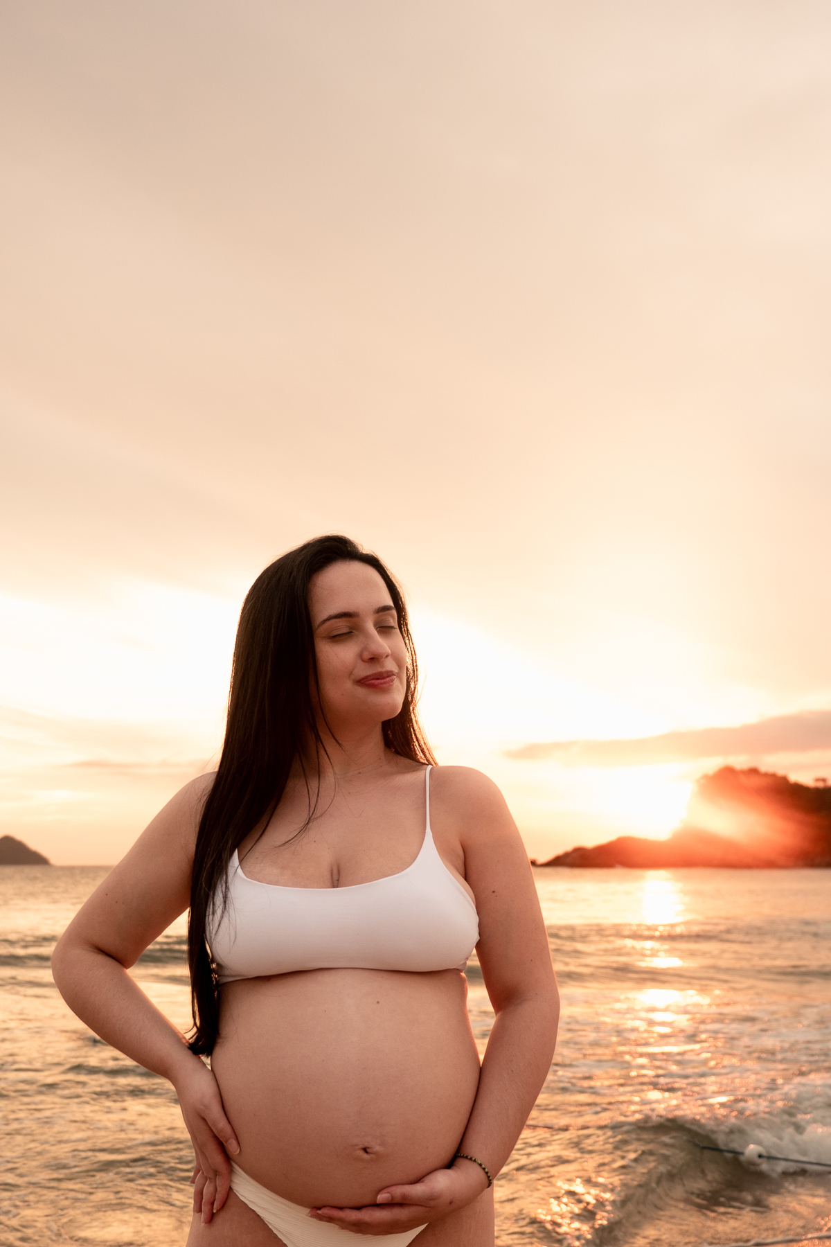 ensaio-gestante-praia-sp