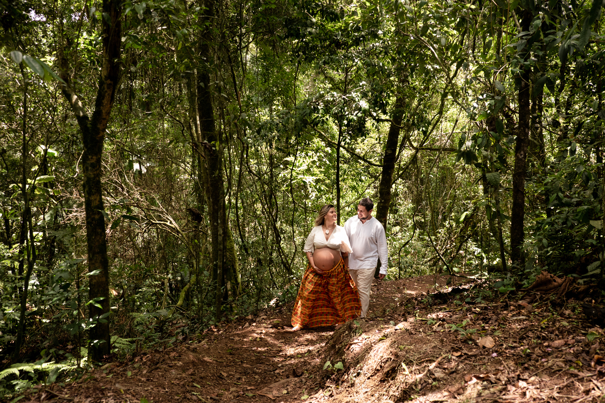 fotografia gestante natureza