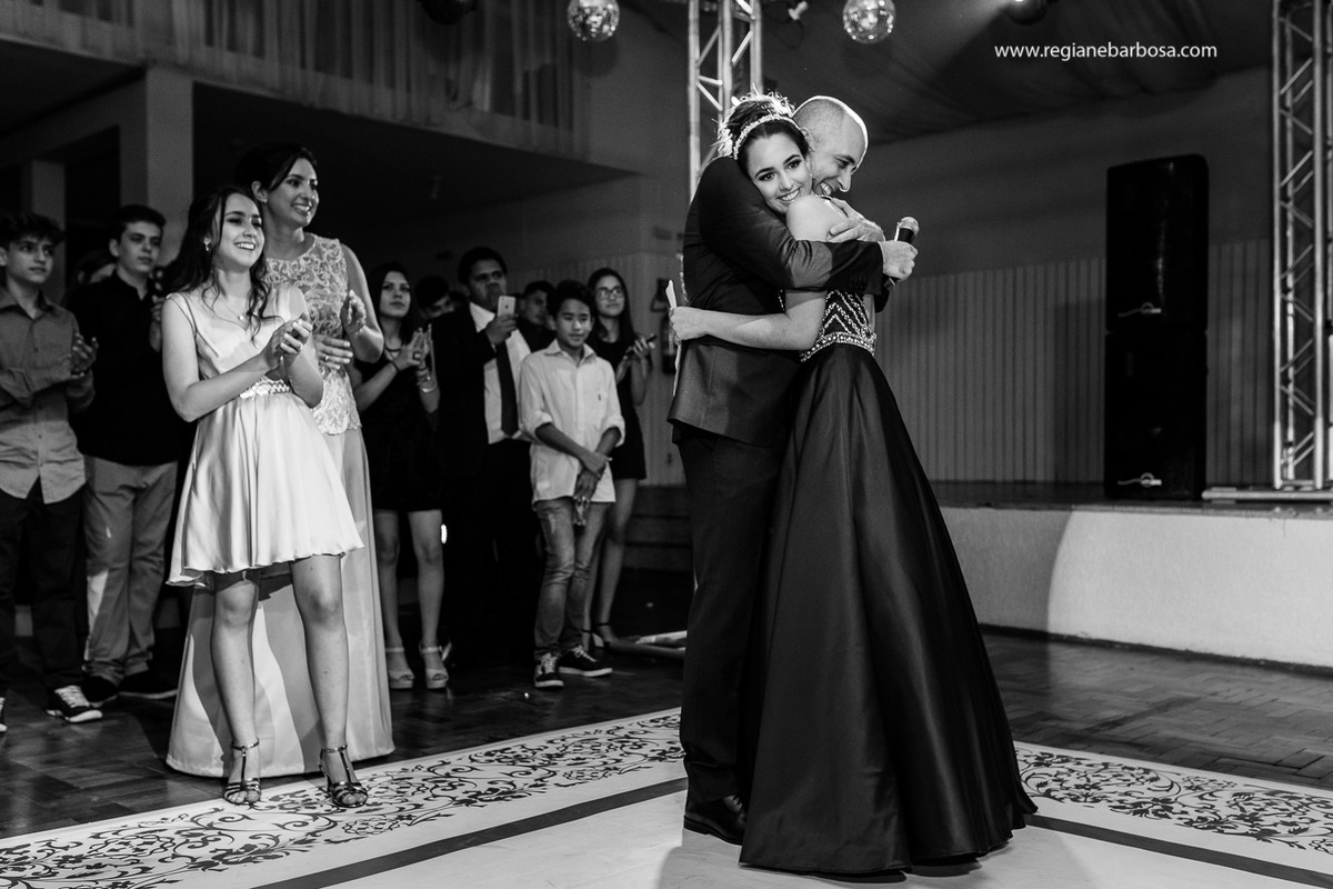 Festa de Debutante clube literario Cachoeira Paulista sp fotografa Regiane Barbosa