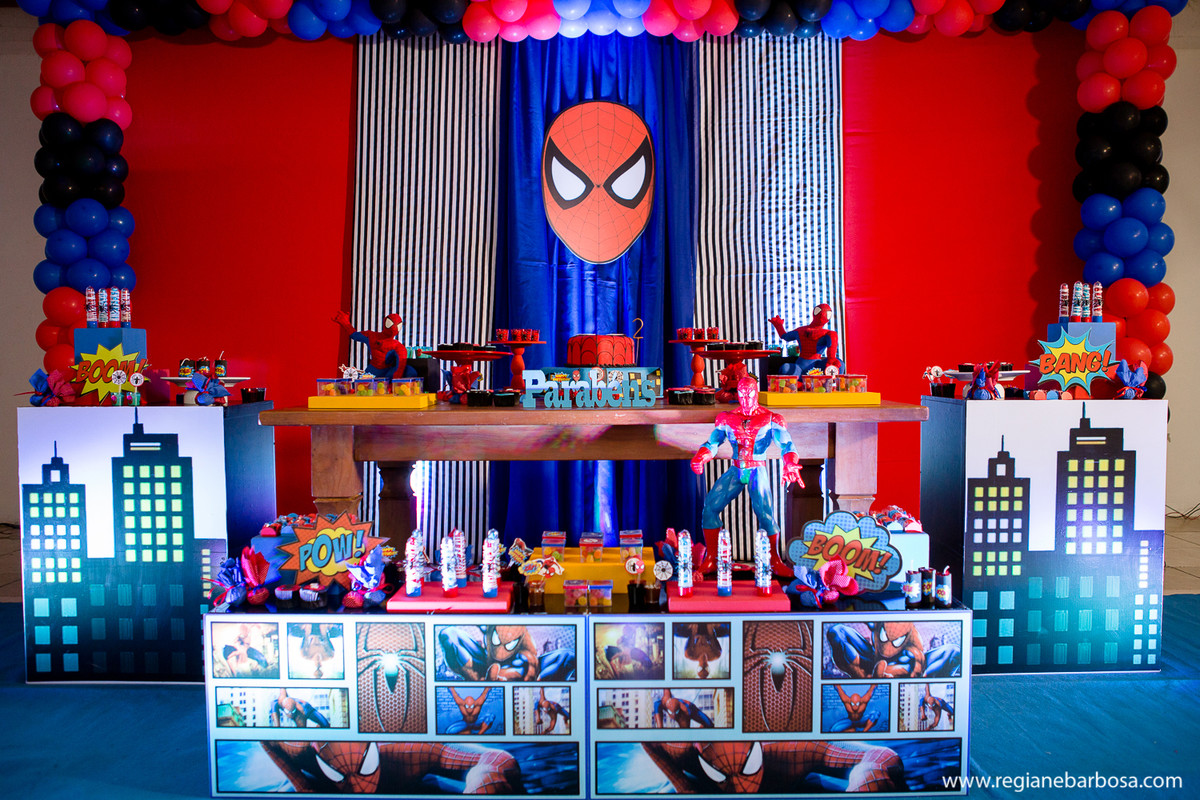 Aniversario infantil homem aranha buffet carinhoso cruzeiro sp Regiane Barbosa fotografia