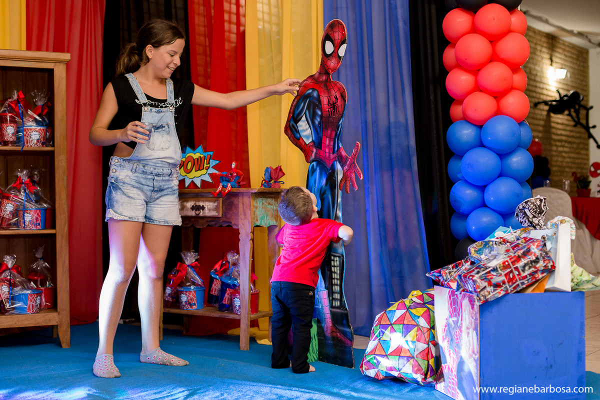 Aniversario infantil homem aranha buffet carinhoso cruzeiro sp Regiane Barbosa fotografia