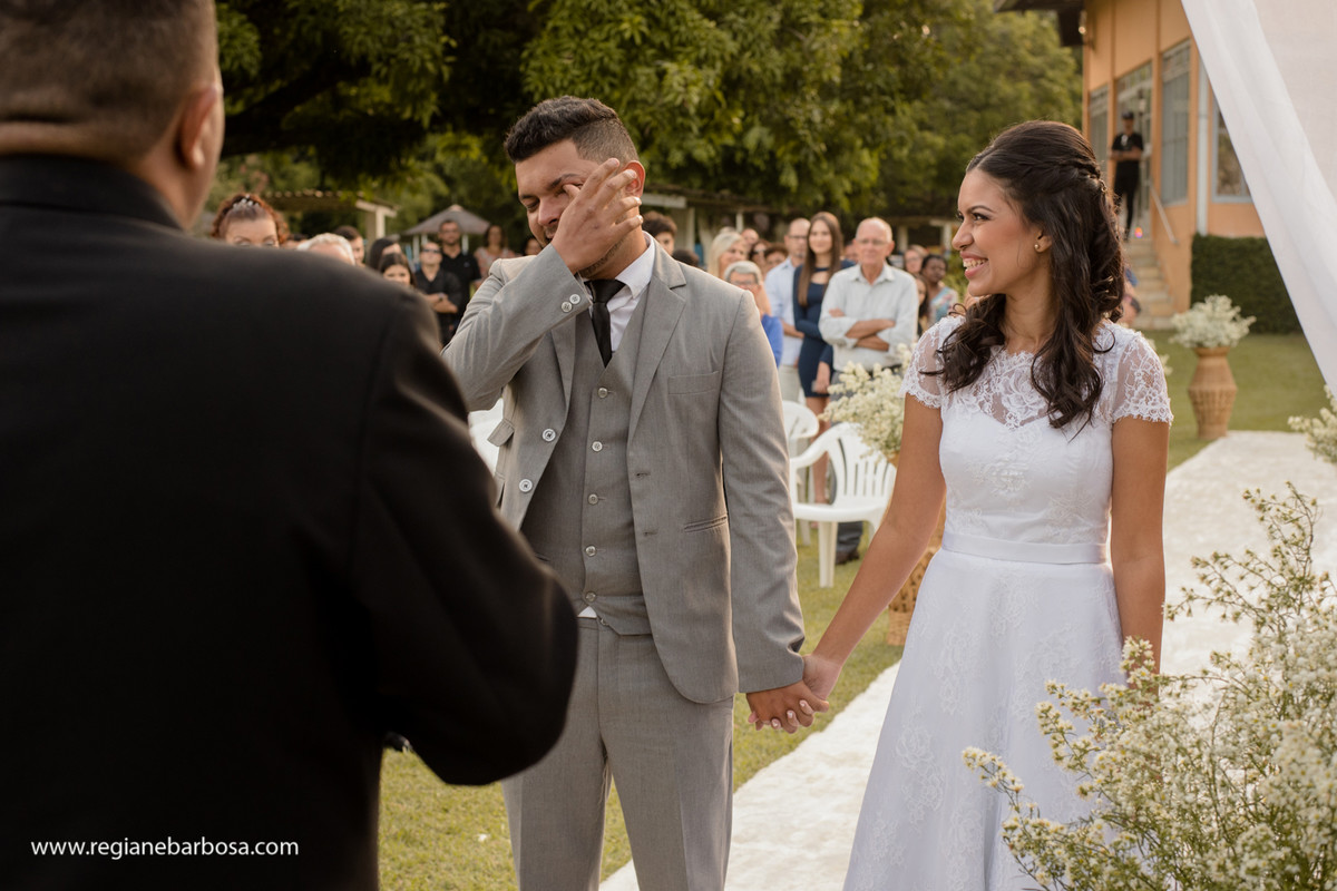 Casamento ao ar livre Cruzeiro SP Fotografa Regiane Barbosa Vale do Paraiba