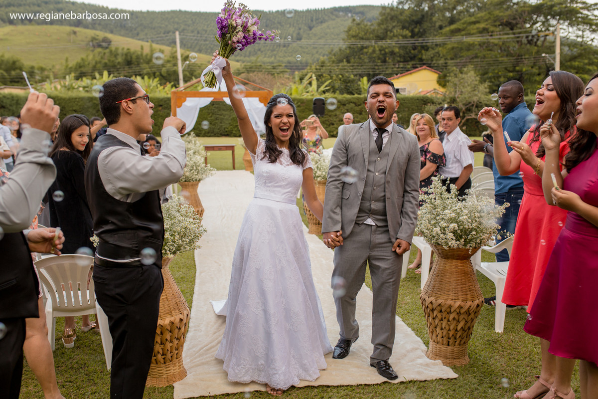 Casamento ao ar livre Cruzeiro SP Fotografa Regiane Barbosa Vale do Paraiba