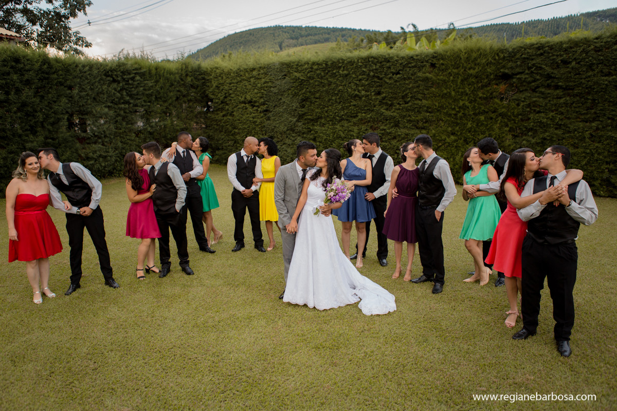 Casamento ao ar livre Cruzeiro SP Fotografa Regiane Barbosa Vale do Paraiba