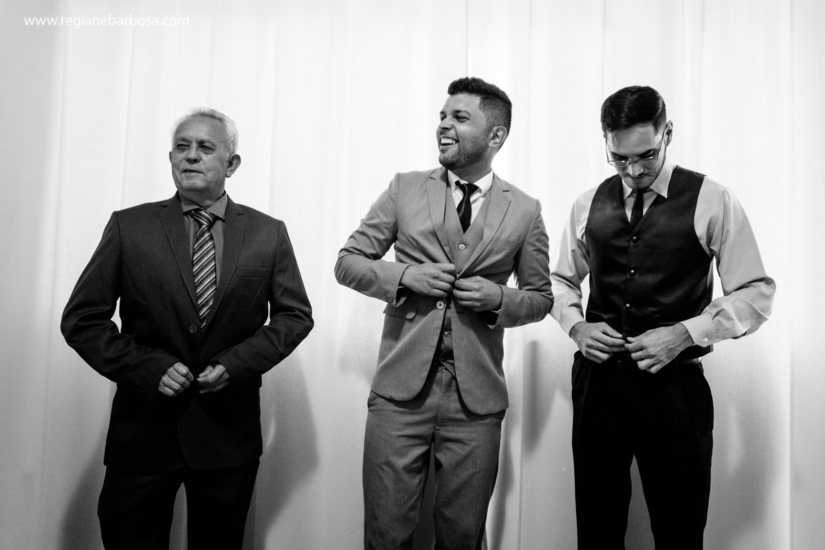 Casamento ao ar livre Cruzeiro SP making of do noivo Fotografa Regiane Barbosa Vale do Paraiba