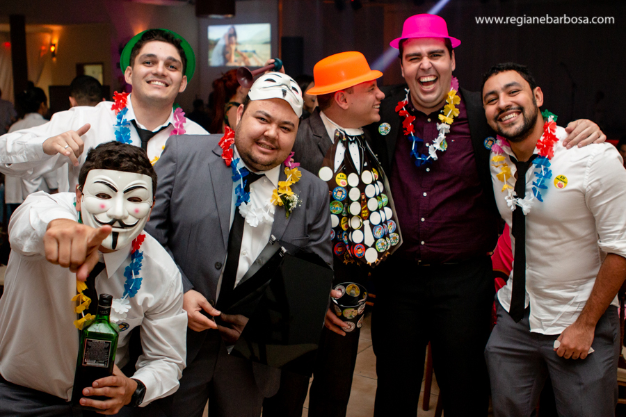 momento da gravata padrinhos mascarados