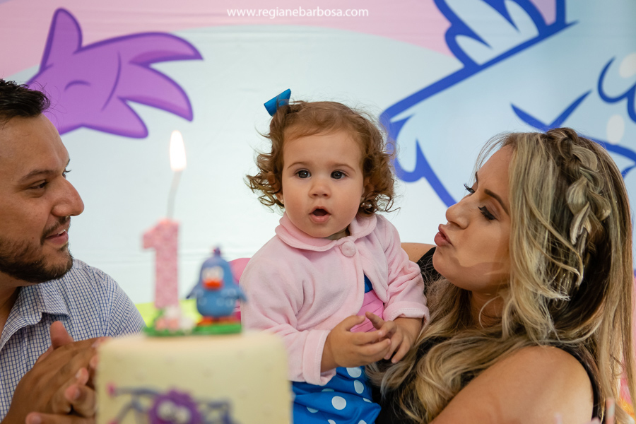 Aniversario Galinha pintadinha rosa fabrica de sonhos guaratingueta guilana festas c3 cupcake Regiane Barbosa Fotografia 1 ano menina