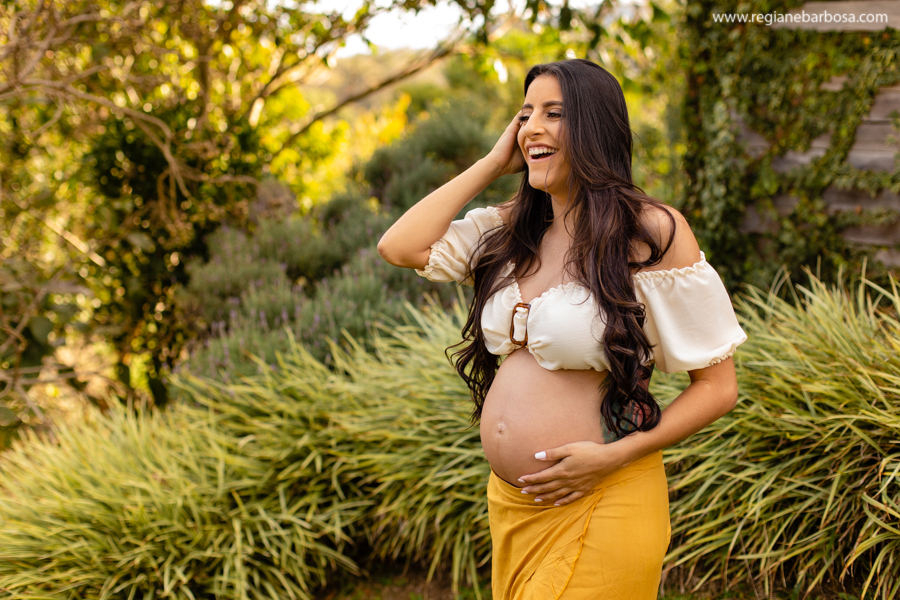 Ensaio gestante contemplario 