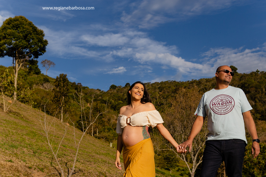 Ensaio gestante contemplario Lavandas