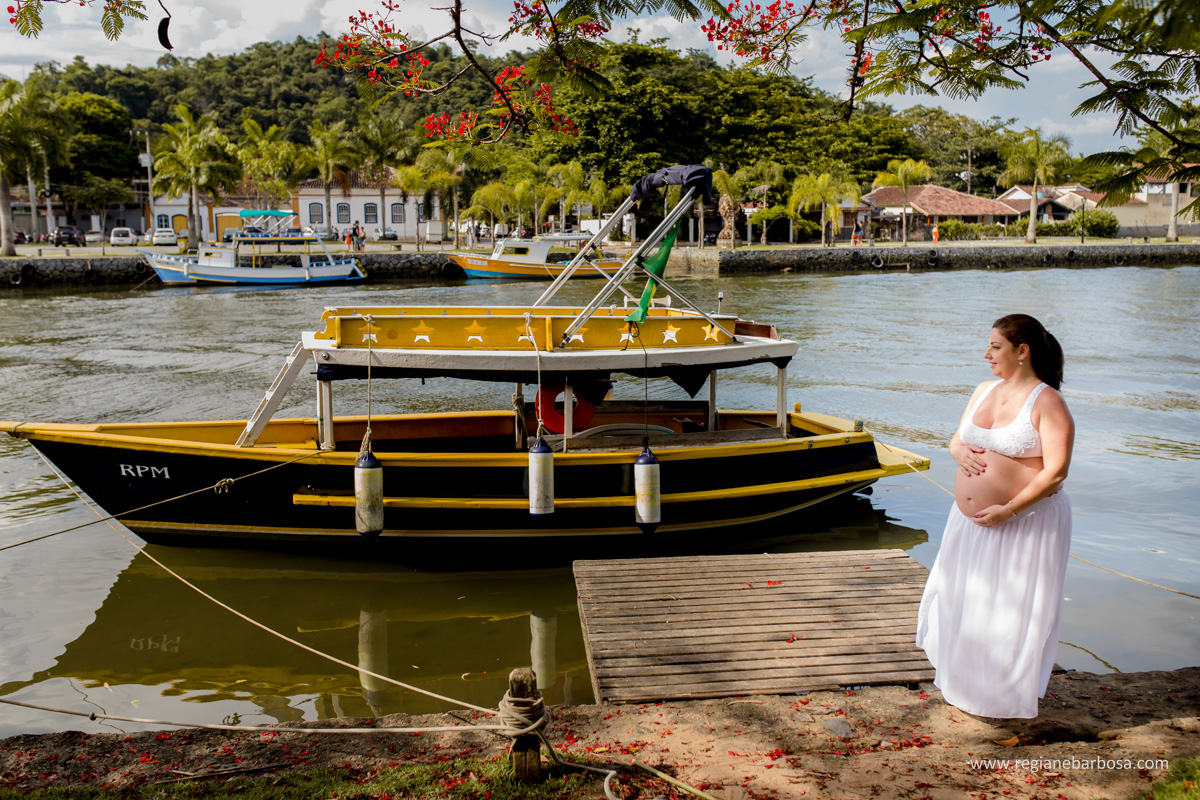 Fotografia de Gestante em Paraty RJ Regiane Barbosa Fotografa