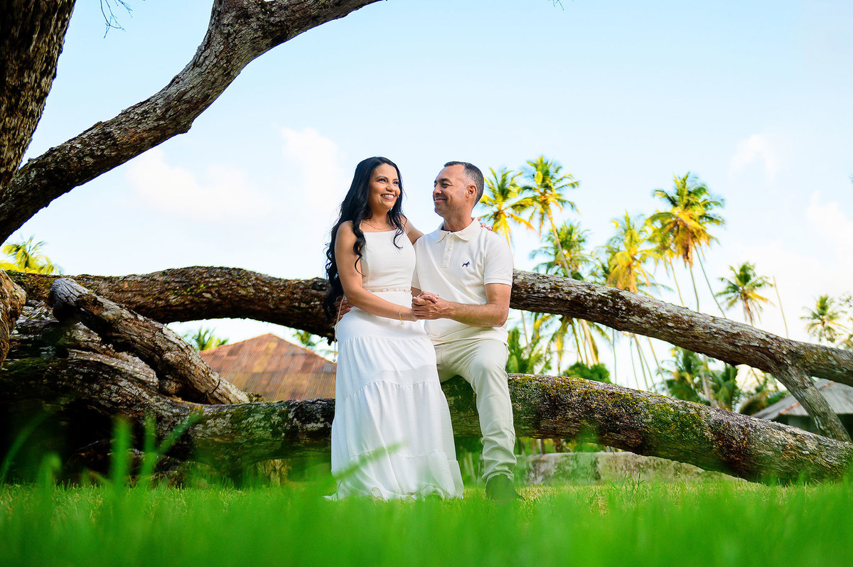 Ensaio de casal na fazenda