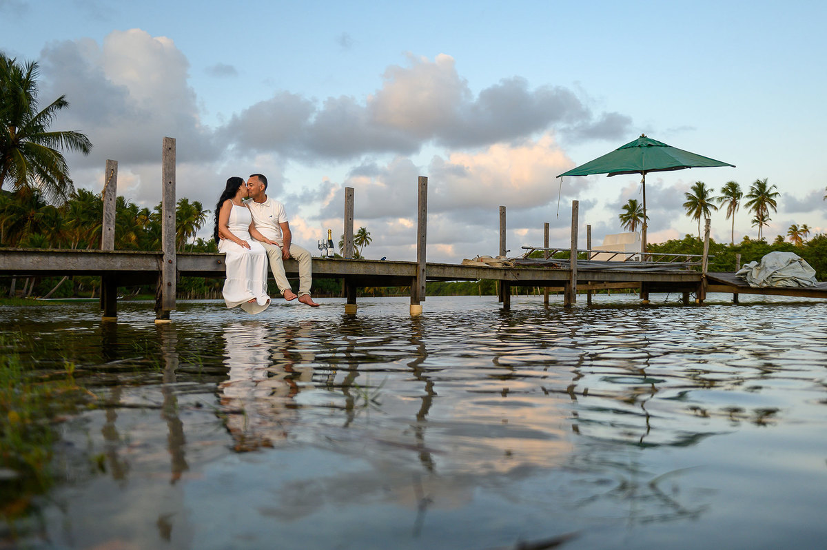 Ensaio de casal na fazenda
