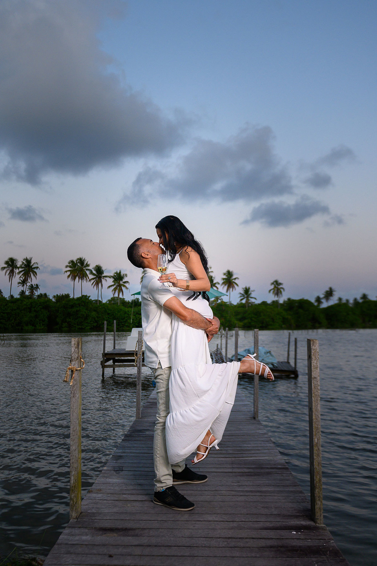 Ensaio de casal na fazenda