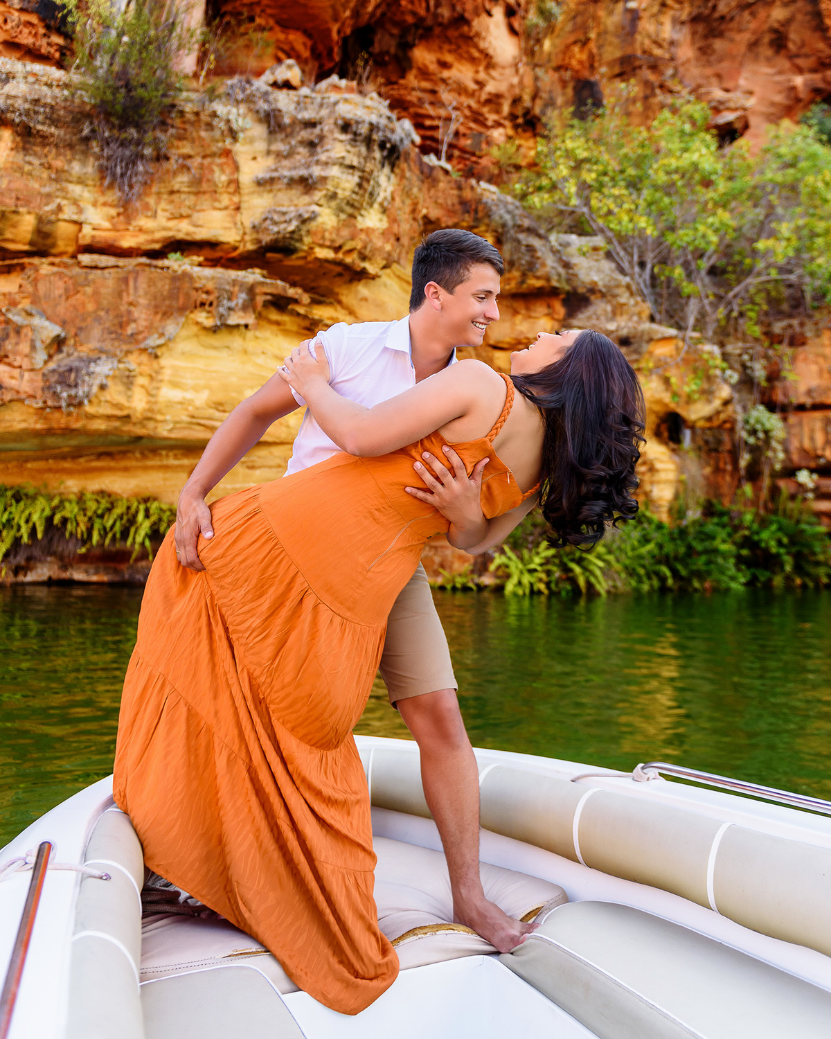 Ensaio de casal, rio São Francisco
