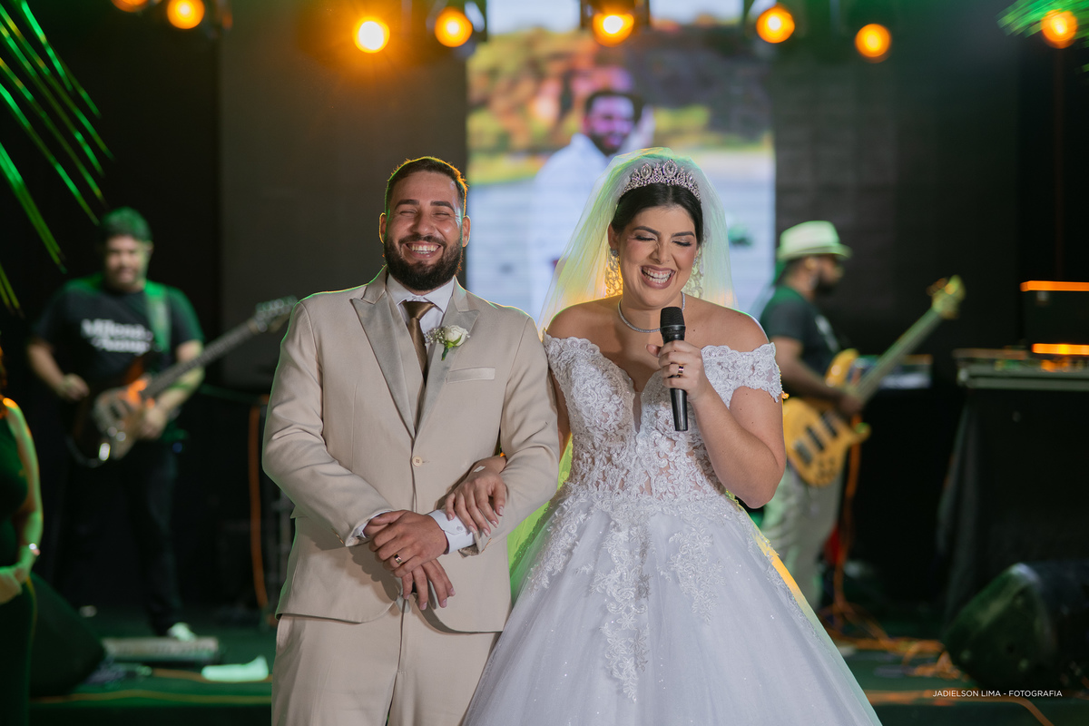 Agradecimento do casal
