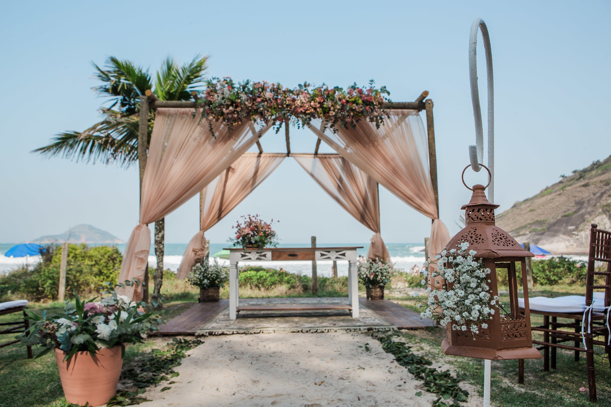 Rio de Janeiro - Casamento ao ar livre | Bianca e Felipe | Grumari Beach Garden