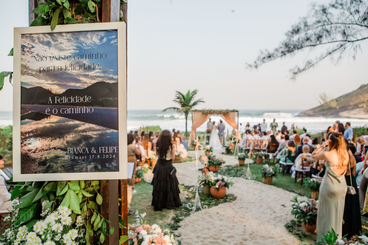 Rio de Janeiro - Casamento ao ar livre | Bianca e Felipe | Grumari Beach Garden
