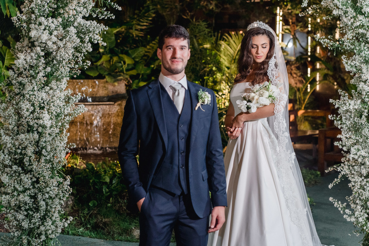 Caroline e Willian |Casamento ao ar livre | Espaço Ser | Fotografia de casamento RJ | Dois Focus