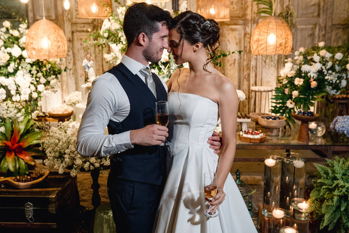 Caroline e Willian |Casamento ao ar livre | Espaço Ser | Fotografia de casamento RJ | Dois Focus