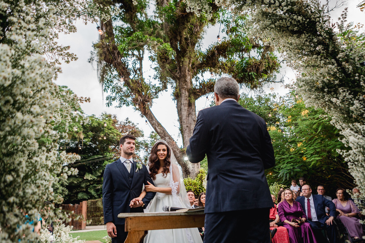 Caroline e Willian |Casamento ao ar livre | Espaço Ser | Fotografia de casamento RJ | Dois Focus