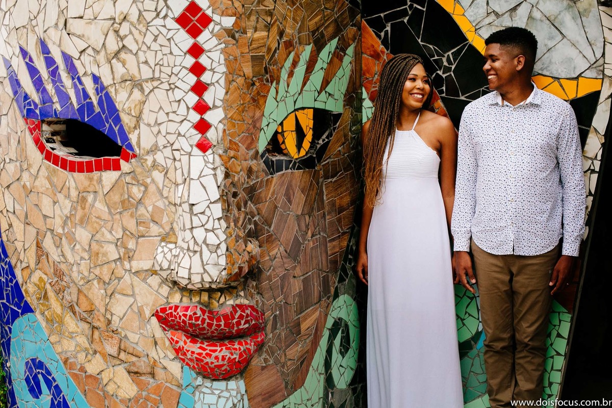 Fotografia  RJ - Préwedding - Ensaio no  Centro Rio de Janeiro - Fotógrafo de Casamento -  Ensaio Daiene e Jorge - Dois Focus Fotografia de Casamento - The maze rio - Ensaio casal - Ensaio pré casamento - Rio de janeiro.