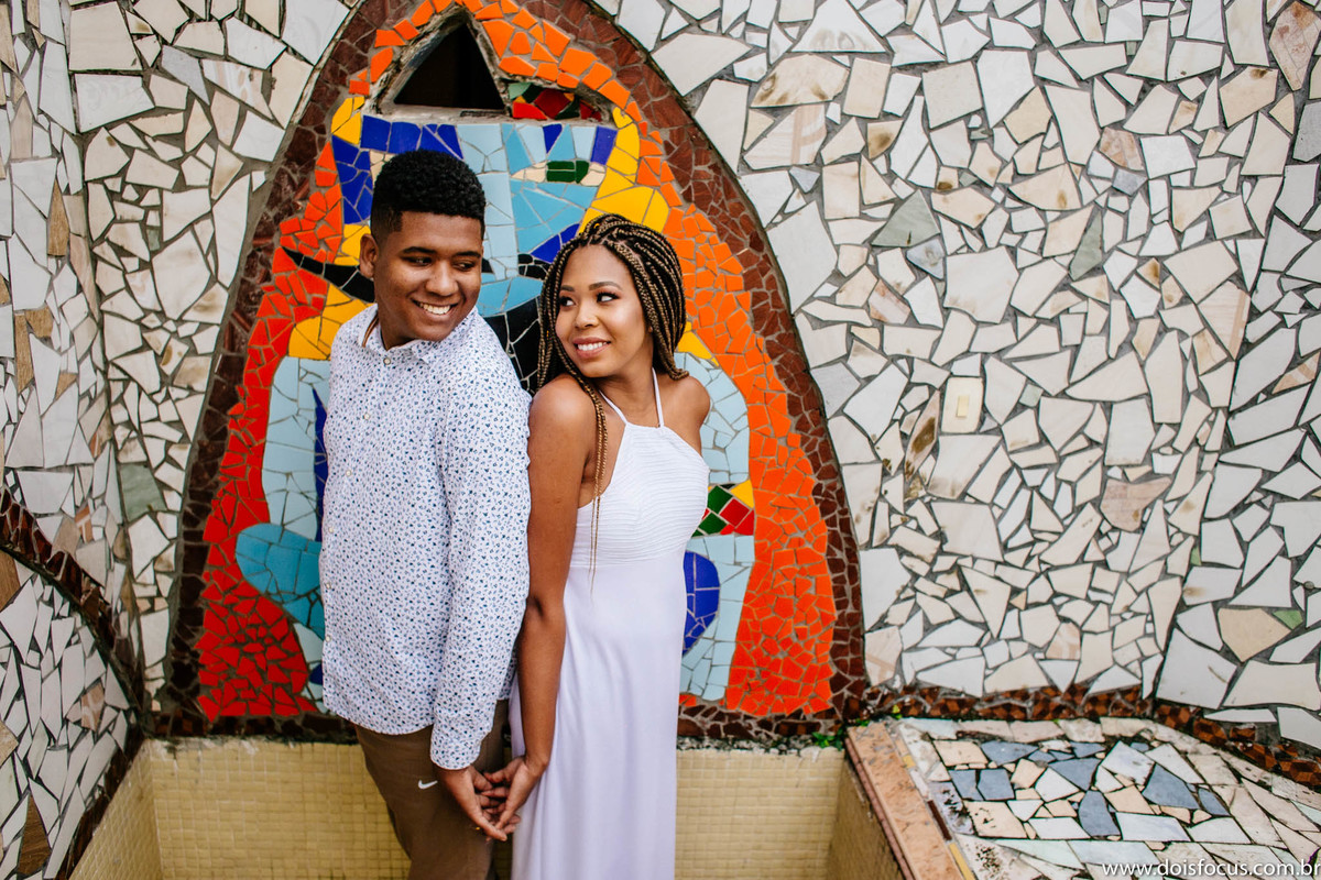 Fotografia  RJ - Préwedding - Ensaio no  Centro Rio de Janeiro - Fotógrafo de Casamento -  Ensaio Daiene e Jorge - Dois Focus Fotografia de Casamento