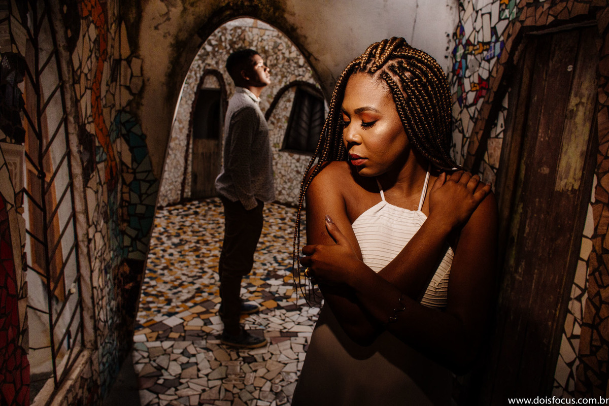 Fotografia  RJ - Préwedding - Ensaio no  Centro Rio de Janeiro - Fotógrafo de Casamento -  Ensaio Daiene e Jorge - Dois Focus Fotografia de Casamento - The maze rio - Ensaio pré casamento - Ensaio casal - Fotografia de casamento RJ - Ensaio de noivos.