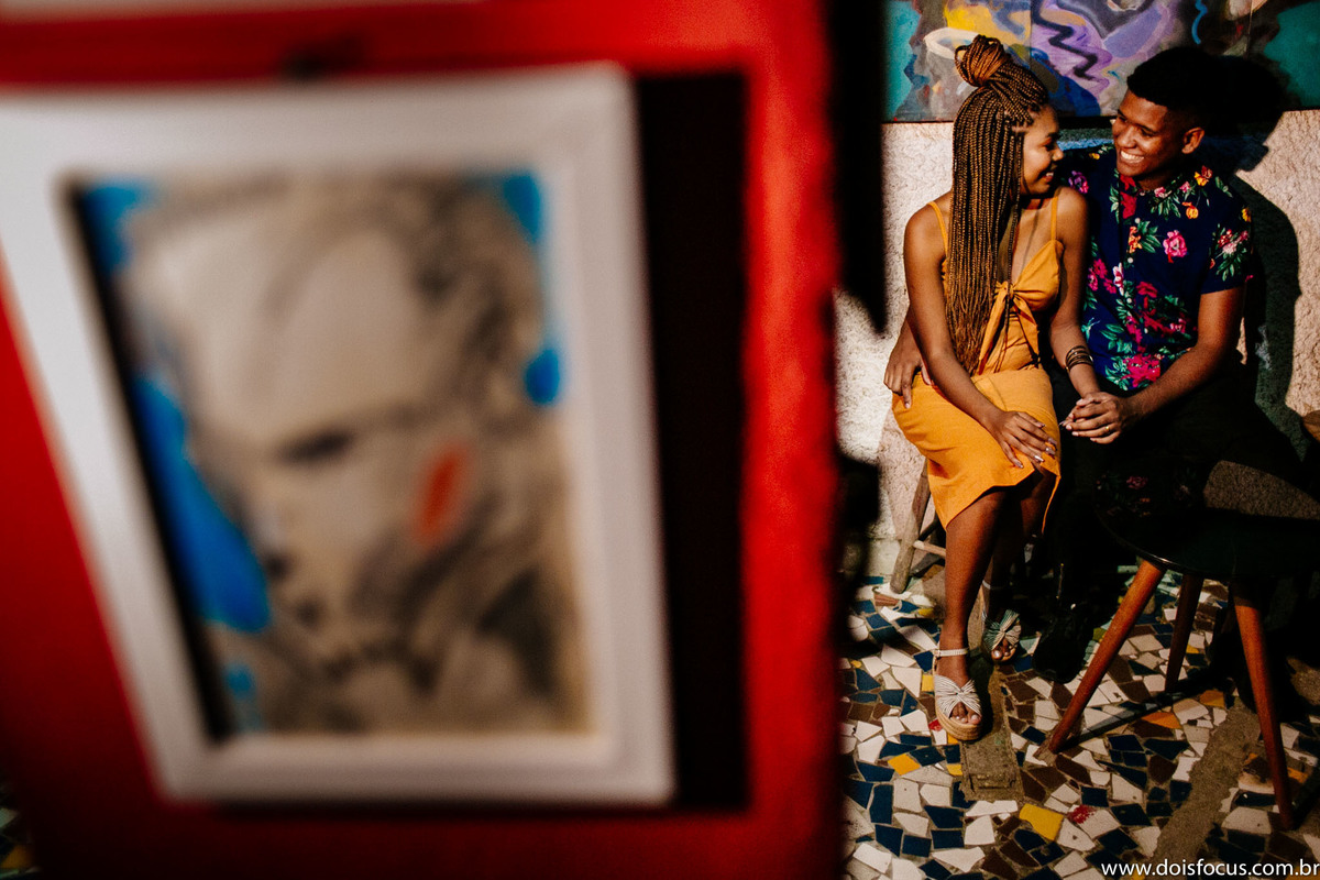 Fotografia  RJ - Préwedding - Ensaio no  Centro Rio de Janeiro - Fotógrafo de Casamento -  Ensaio Daiene e Jorge - Dois Focus Fotografia de Casamento - The maze rio - Ensaio pré casamento - Ensaio casal - Fotografia de casamento RJ - Ensaio de noivos.