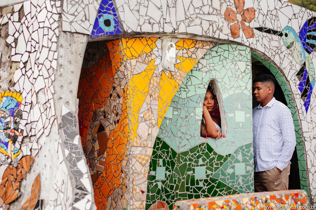 Fotografia  RJ - Préwedding - Ensaio no  Centro Rio de Janeiro - Fotógrafo de Casamento -  Ensaio Daiene e Jorge - Dois Focus Fotografia de Casamento