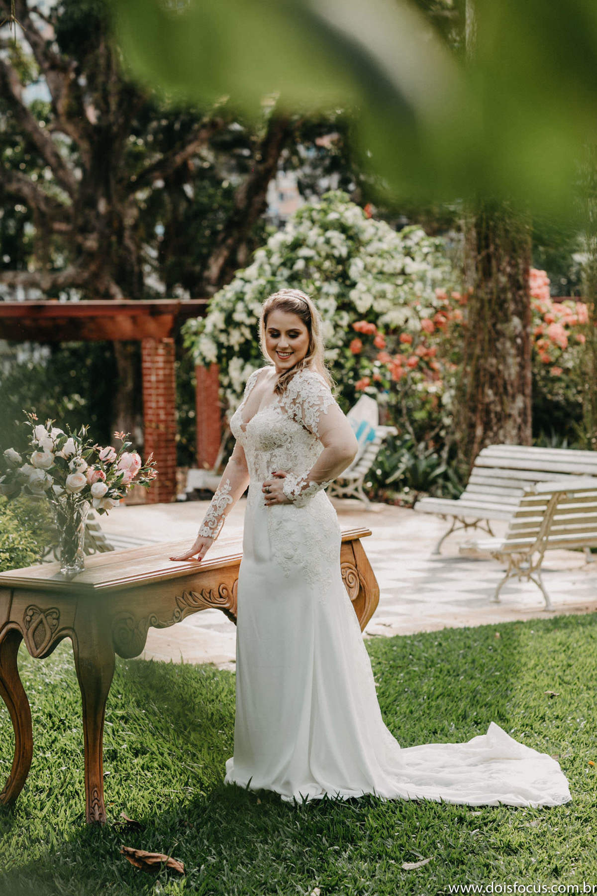 Germania Garten - Casamento - Vestido de Noiva - Editorial de Noivas - Casamento verde - Dois Focus - John Caldeira Fotógrafo.