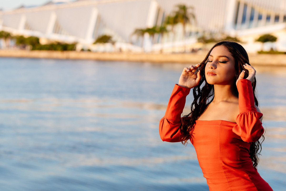 15 Anos  - Bailarina - Fotógrafos RJ Yasmin 15 Anos | Ensaio no Teatro Municipal do Rio de Janeiro | Boulevard Olímpico | Fotógrafo RJ.