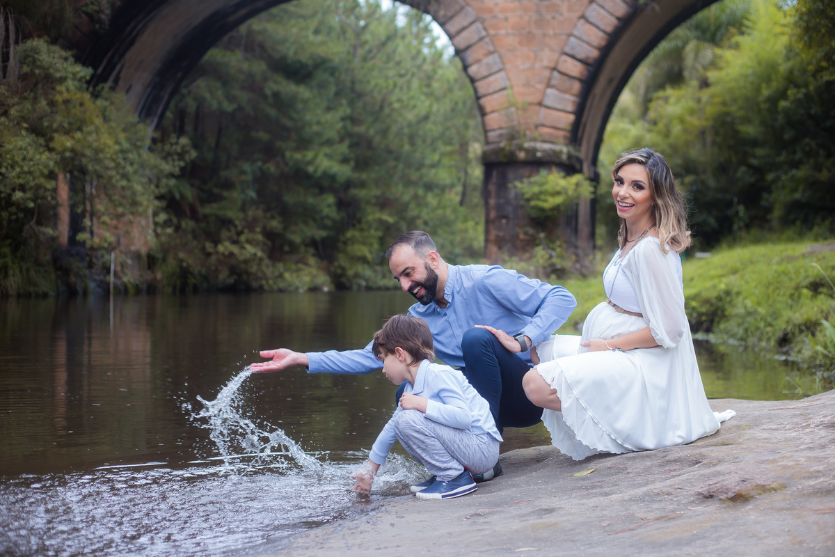Gestação, família, acompanhamento, praia, cidade, campo.