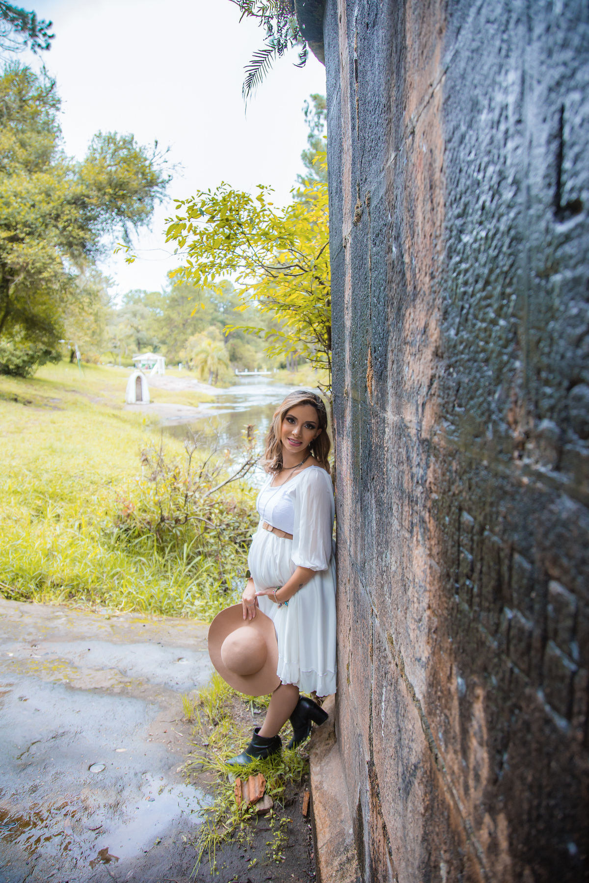 Gestação, família, acompanhamento, praia, cidade, campo.