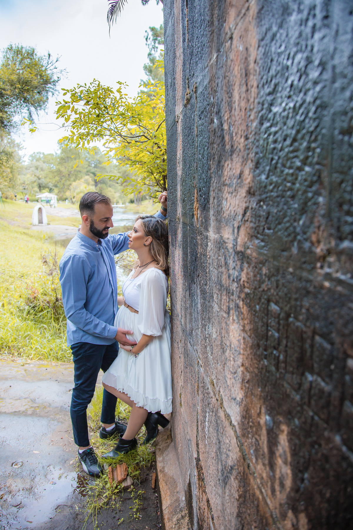 Gestação, família, acompanhamento, praia, cidade, campo.