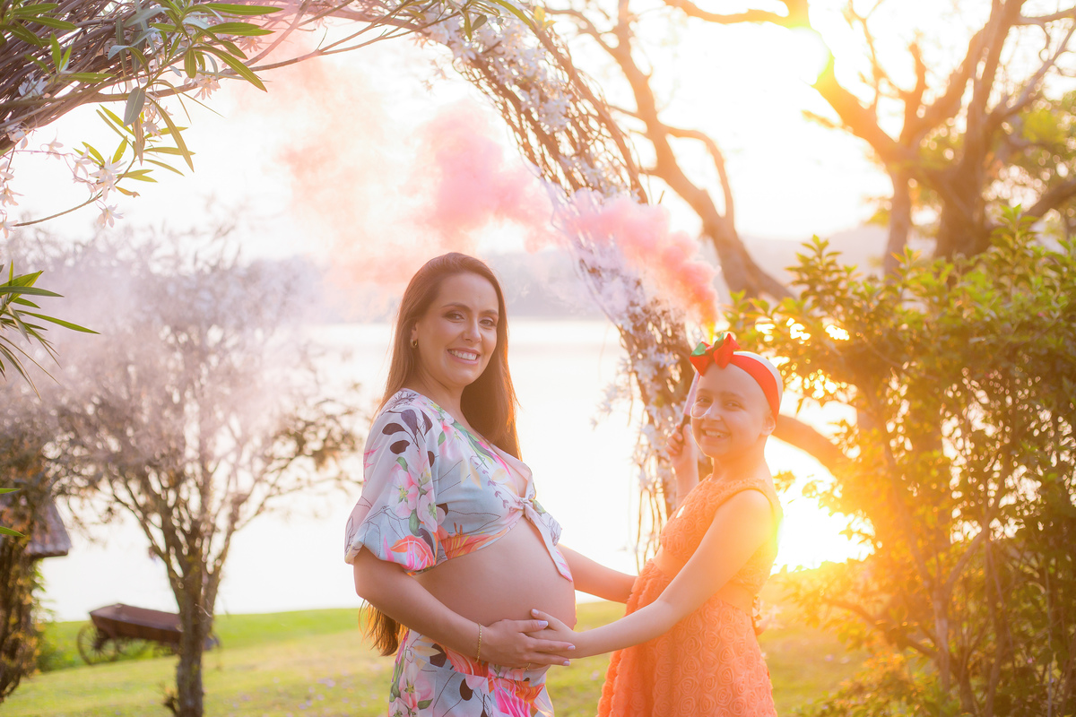 Gestação, família, acompanhamento, praia, cidade, campo.