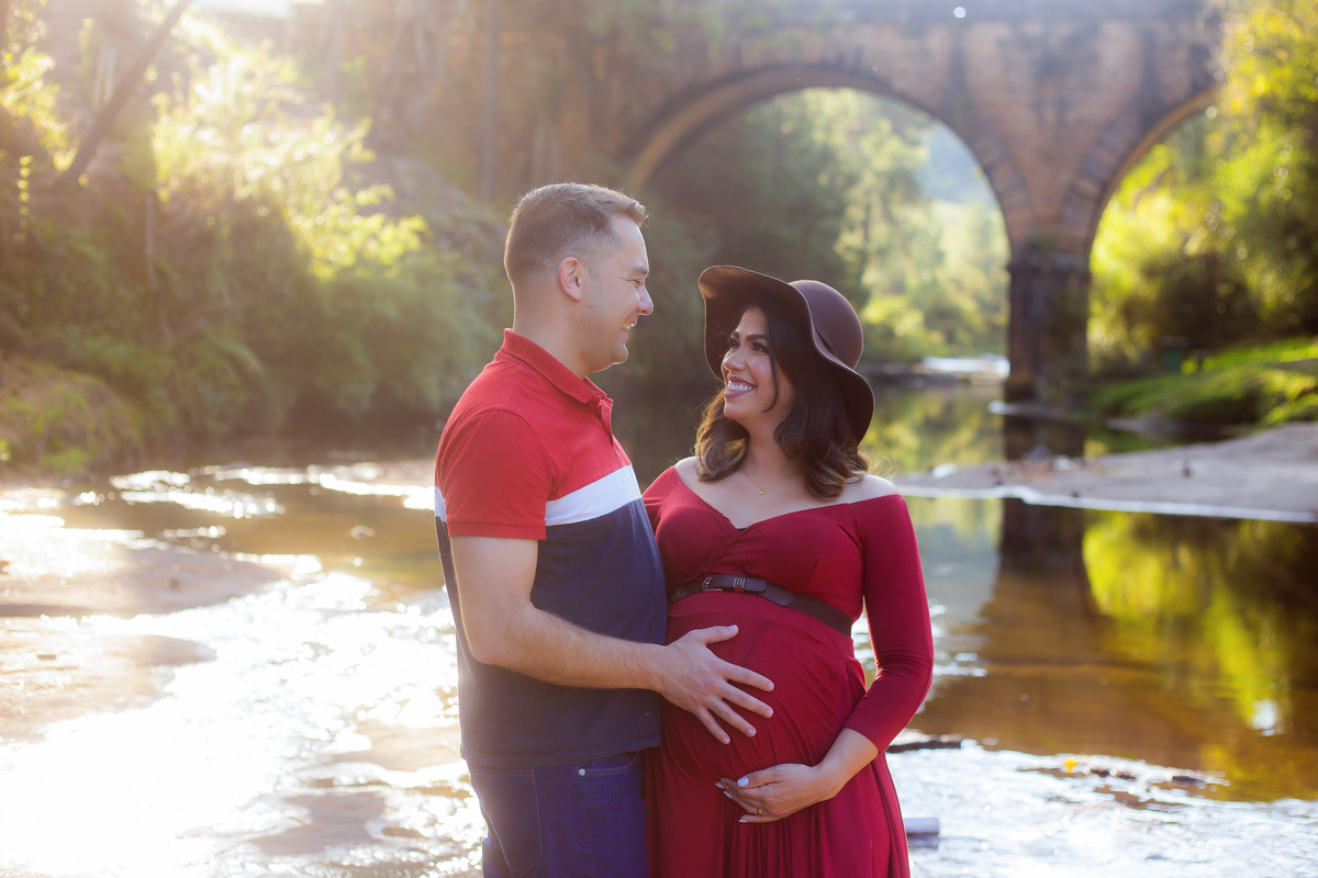 Gestante, família, campo, cidade, praia.