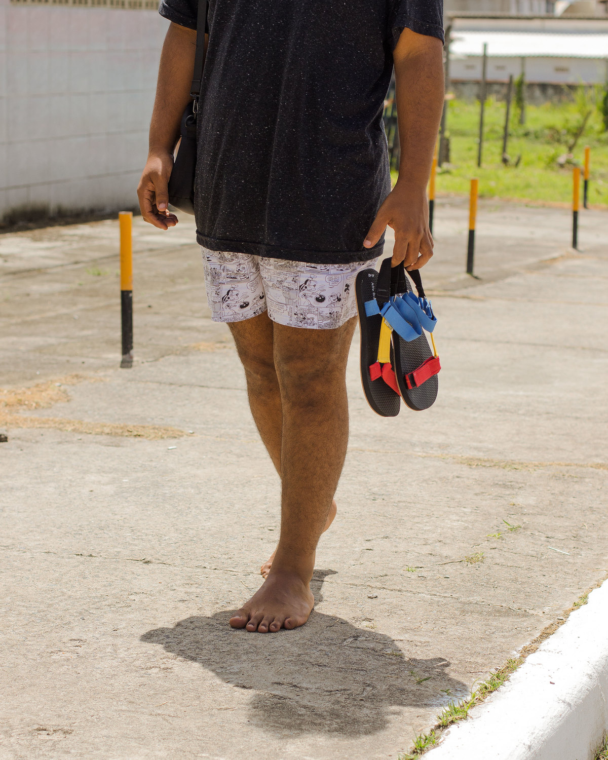 andando praia de Itapuama