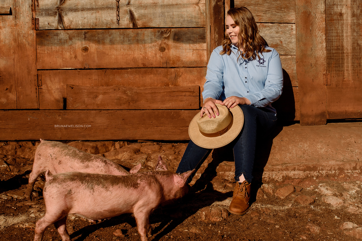 ensaio formatura fotografia agronomia foto formanda bruna e welison