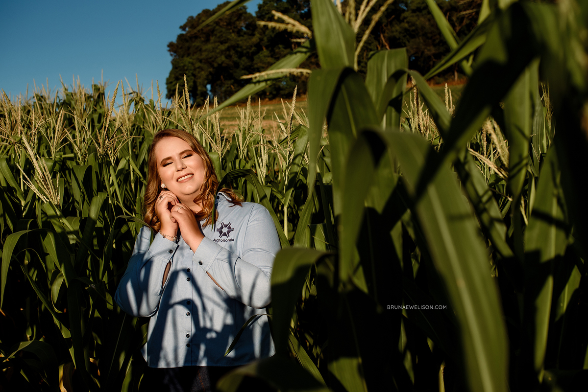 ensaio formatura fotografia agronomia foto formanda bruna e welison