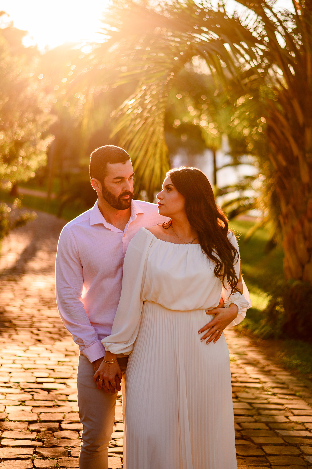ensaio pré casamento externo casal foto bruna e welison lago das palmeiras