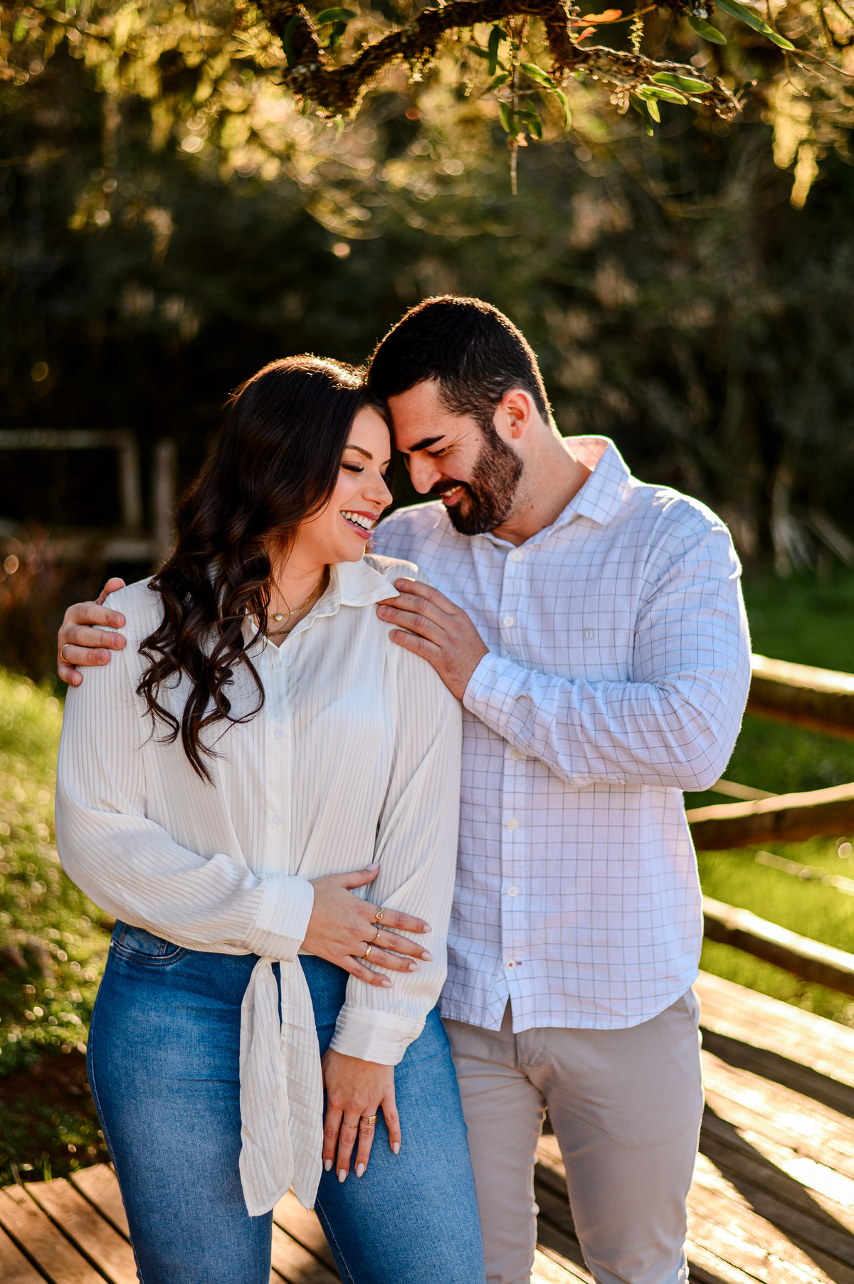 ensaio pré casamento externo casal foto bruna e welison lago das palmeiras