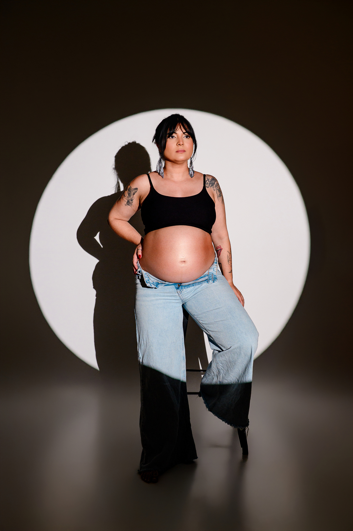 ensaio gestante estudio fotografo bruna e welison atemporal clean foto