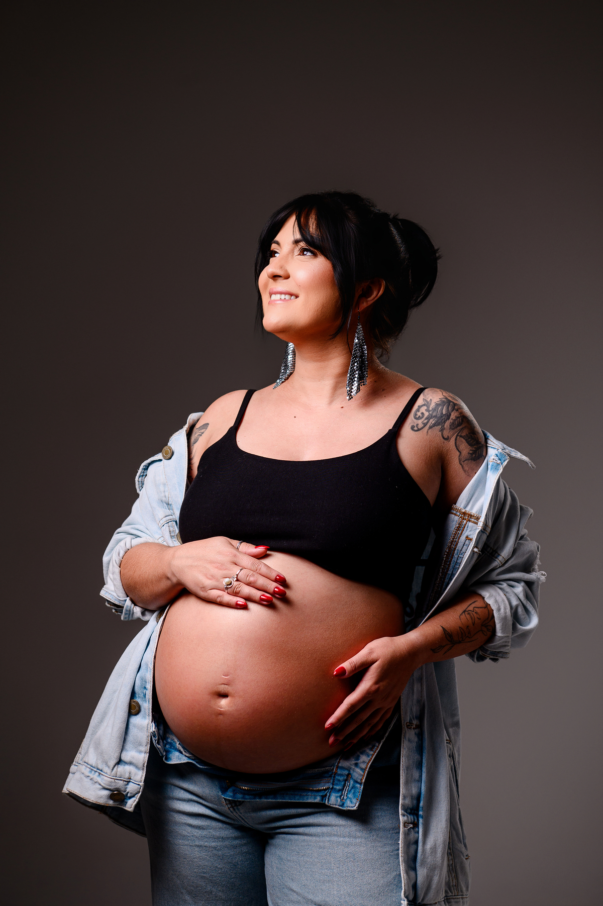 ensaio gestante estudio fotografo bruna e welison atemporal clean foto