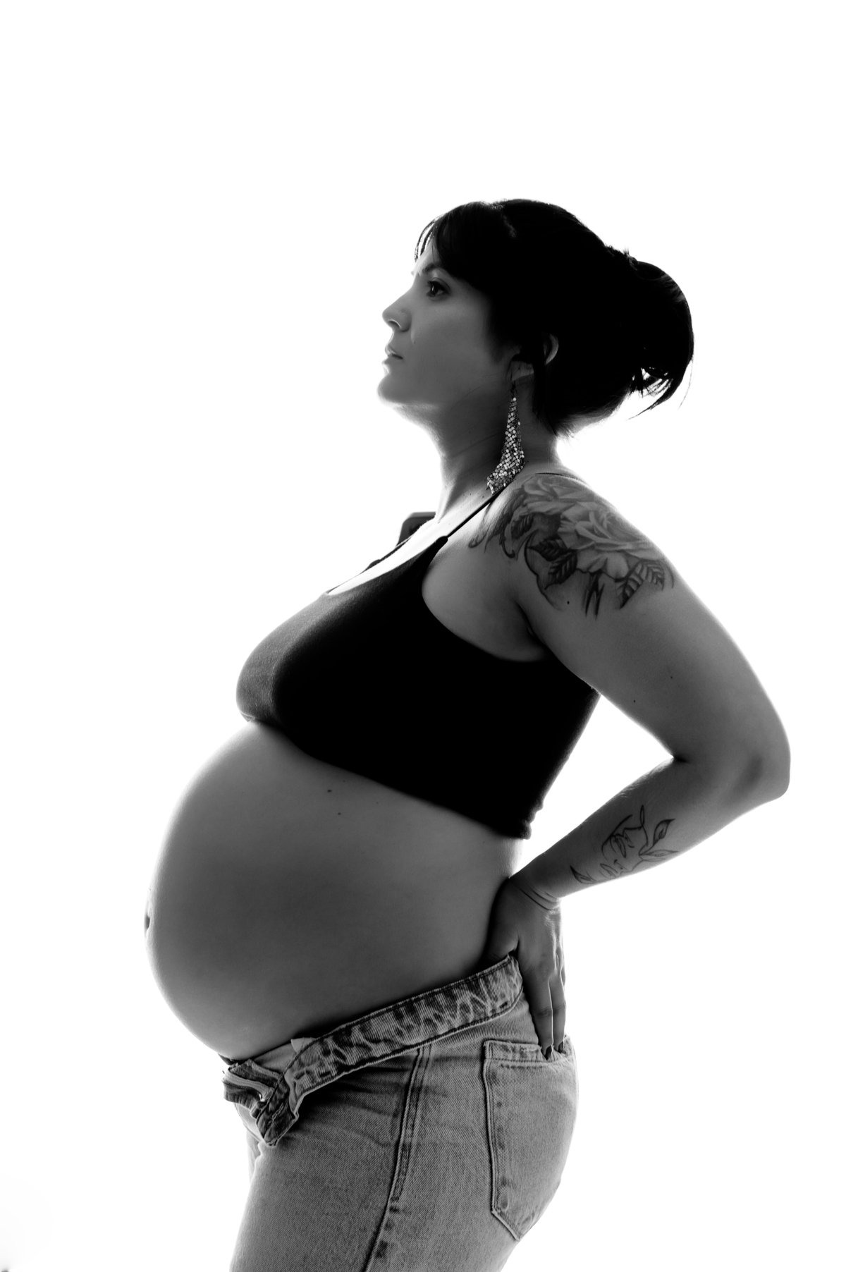 ensaio gestante estudio fotografo bruna e welison atemporal clean foto