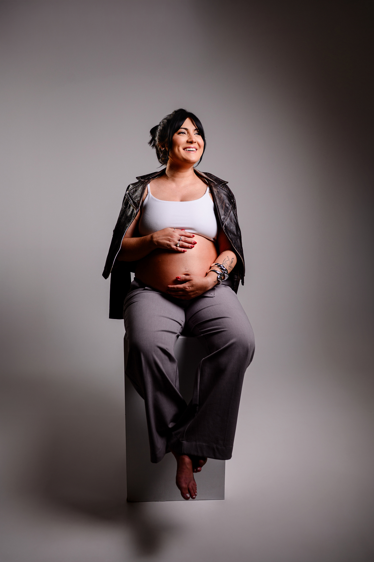 ensaio gestante estudio fotografo bruna e welison atemporal clean foto