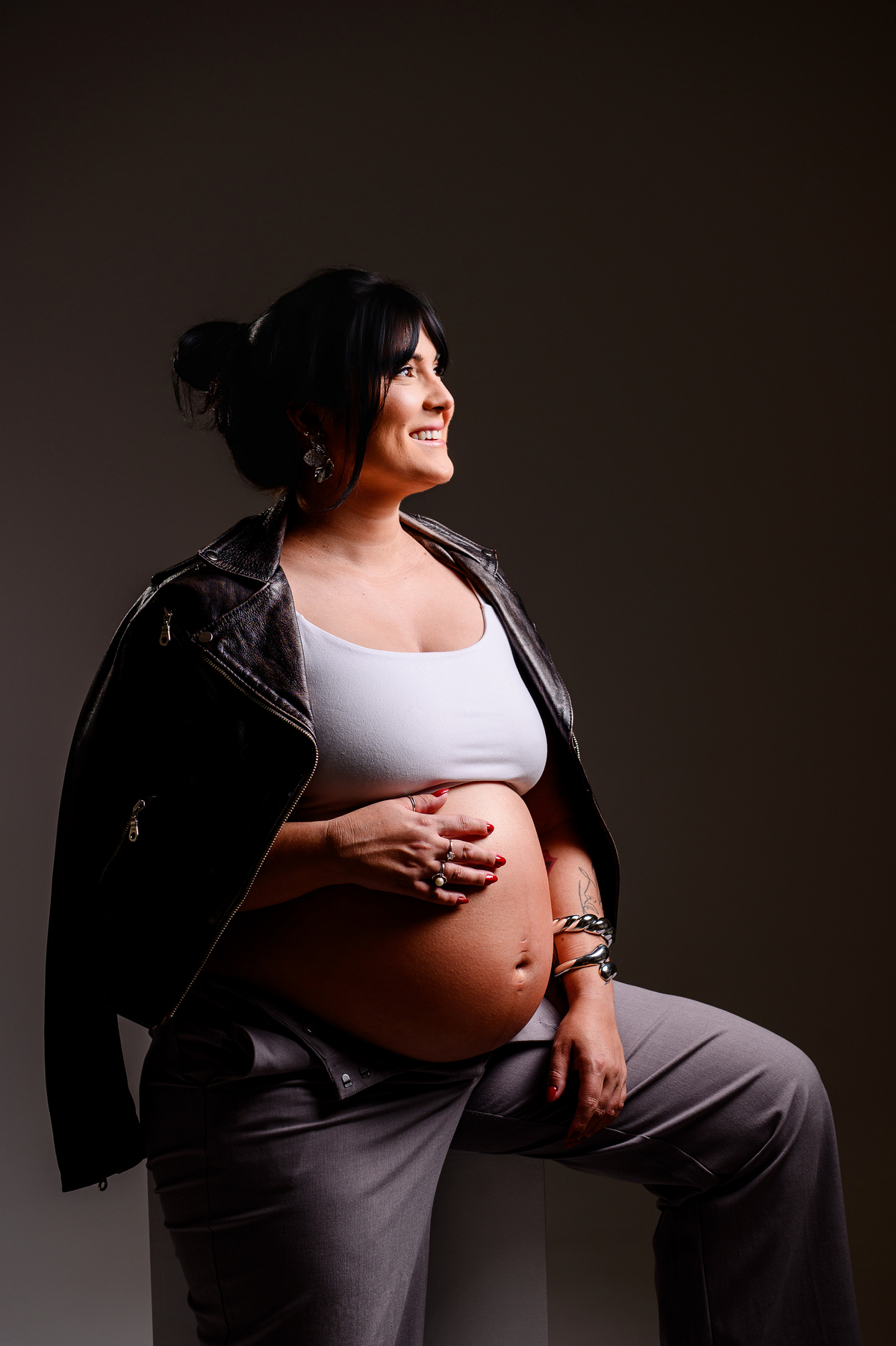 ensaio gestante estudio fotografo bruna e welison atemporal clean foto