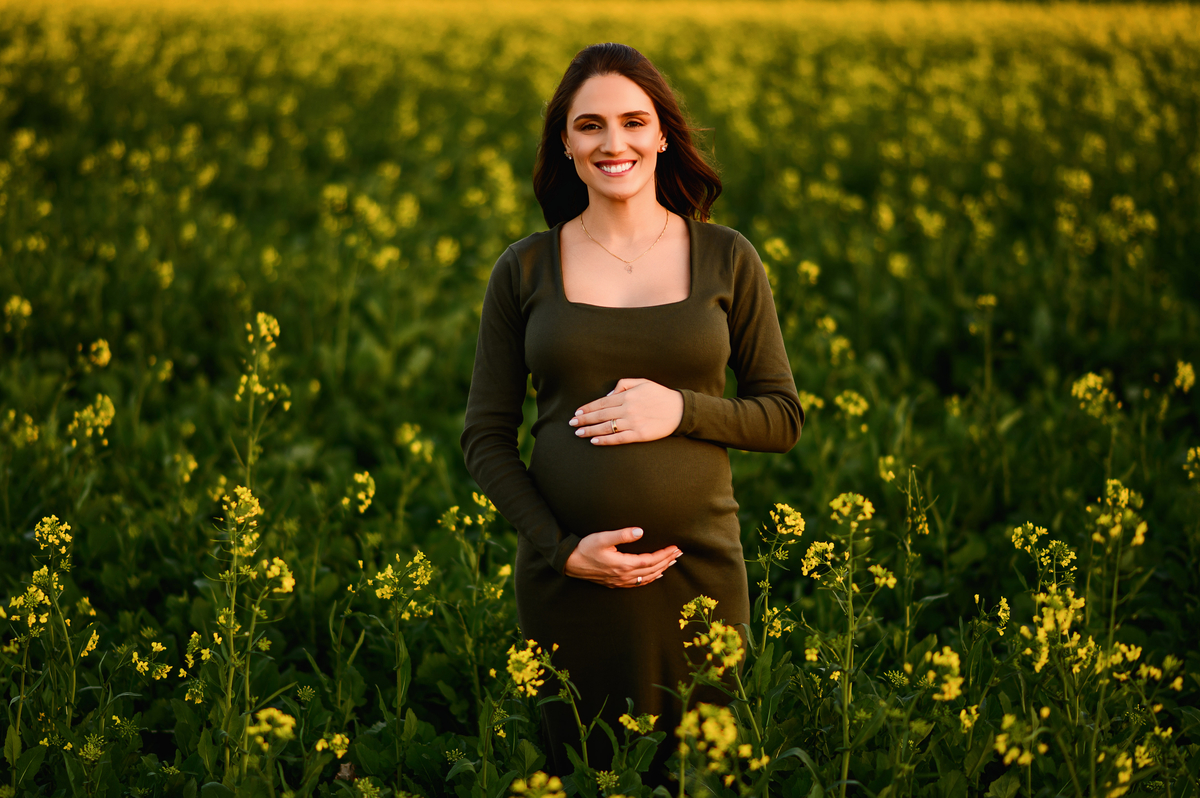 ensaio gestante gravida foto externo canola tapera